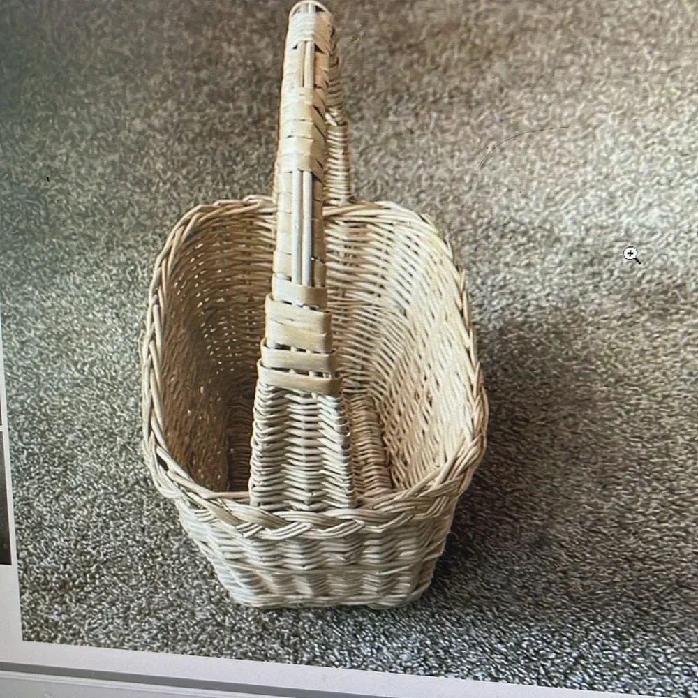 Rectangle Wicker Basket with handle